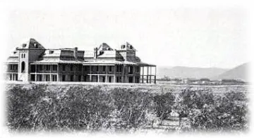 Old Main, the original structure Old Main