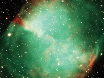 The Dumbell Nebula, as seen from the VATT Telescope on Mount Graham The Dumbell Nebula
